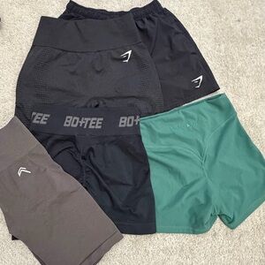 Oner active gym shark, balanceShorts Bundle - Black, Green, grey all size small